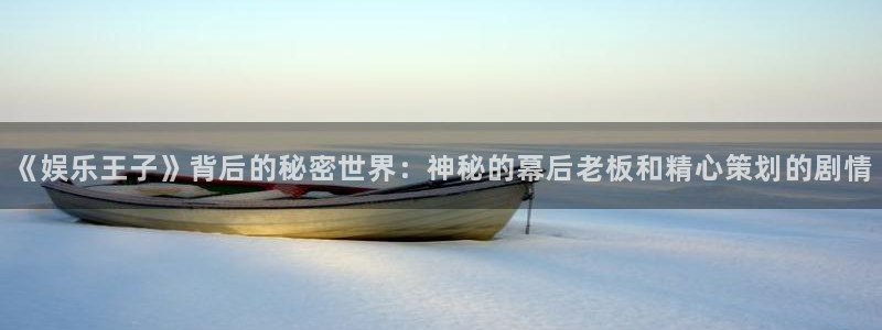 红足1世44814：《娱乐王子》背后的秘密世界：神秘的幕后老板和精心策划的剧情